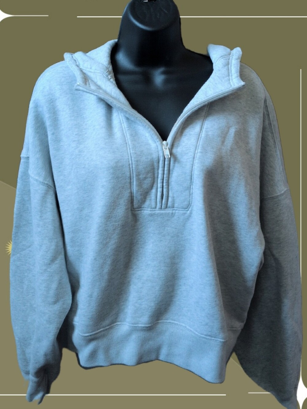 ✨ Sale Abercrombie And Fitch Soft AF Essentials Collection Quarter Zip Size M